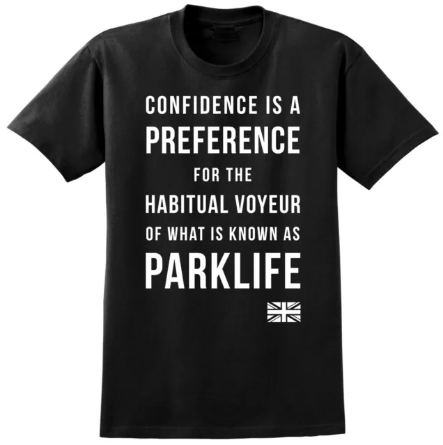 Blur Parklife Music Lyrics T-shirt - Retro Classic Britpop Indie Rock Band Tee