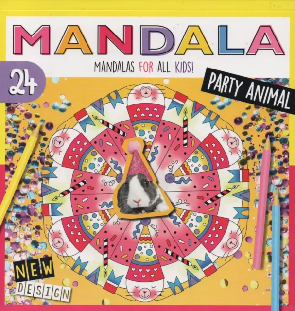 Mandala: Mandalas For All Kids "Party Animal" Für Alle Kinder-Dutchbook #532076