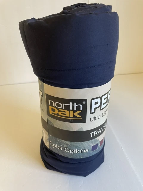 North Pak Perma-Down Blanket” 70” x 58” Ultra light ultra warm synthetic