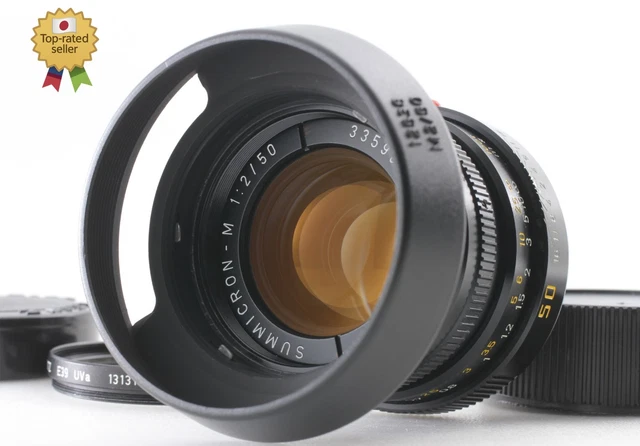 TOP MINT W/ Hood] Leica Leitz Summicron-M 50mm f2 Lens E39