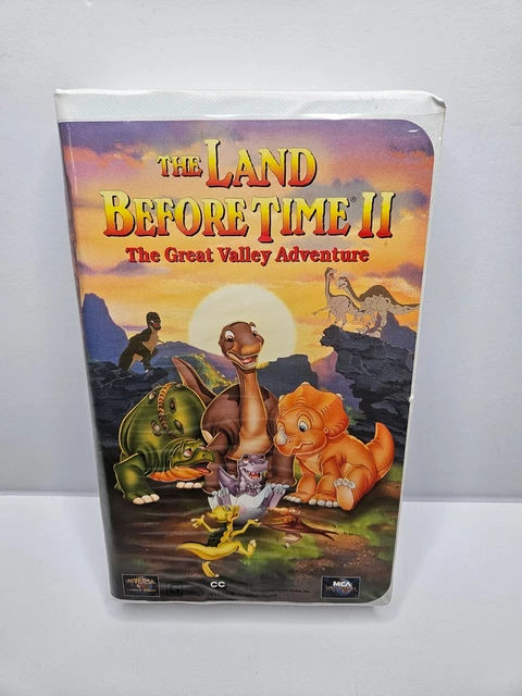 THE LAND BEFORE Time II 2 "The Great Valley Adventure" - VHS 1994 ...