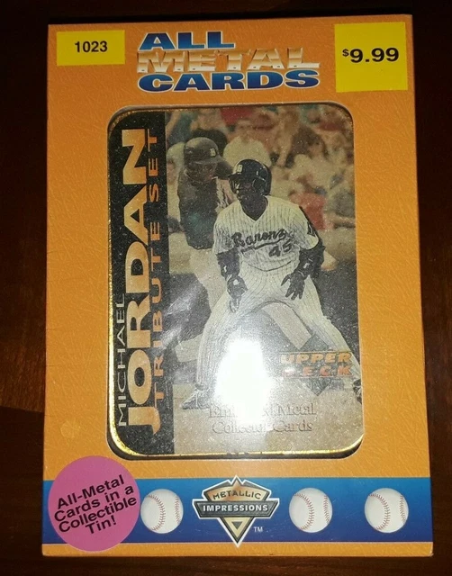 1995 UPPER DECK/METALLIC Impressions Michael Jordan All Metal Baseball