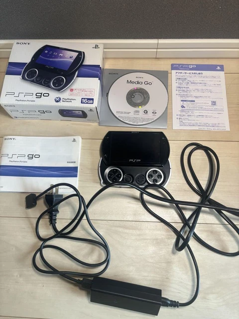SONY PSP GO Playstation Portable PSP-N1000 PB Piano Black Console 