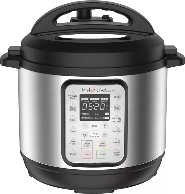 Instant Pot 9-in-1 Duo Plus 5.7L Electric Pressure Cooker. 13 Smart Programs