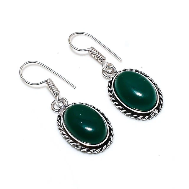 Boucles D'oreilles Argent Sterling Avec Tanzanite Naturelle #1391 - Neuf Avec étiquettes