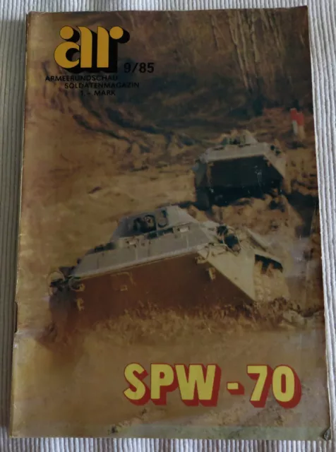 DDR Armeerundschau 9-1985 (AR), Soldatenmagazin der NVA