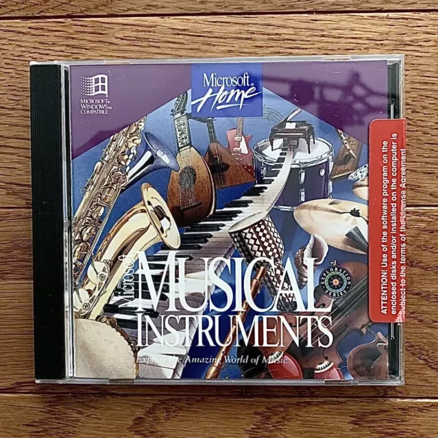 Microsoft Musical Instruments   New in Original Sealed CD Case