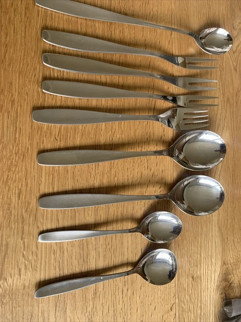 WMF Mondmännchen Cromargan Baby Besteck selten zur Mondlandung 1969 3 Teile. | eBay