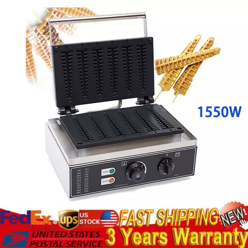 Commercial Electric Nonstick Stick Waffle Maker Machine Muffin Baking Machine