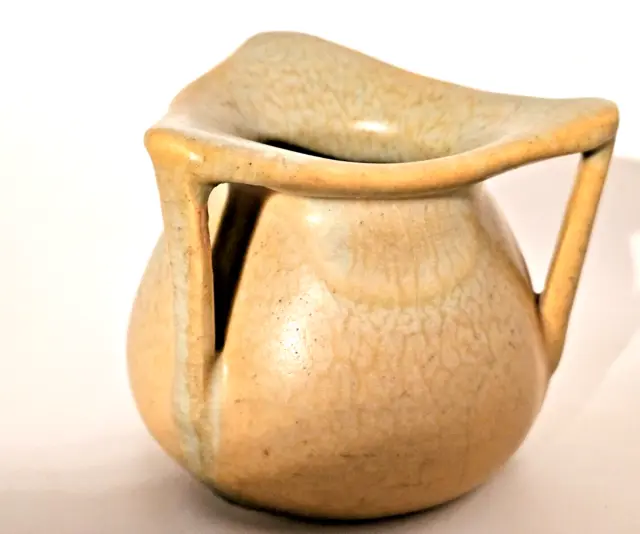 1915 Vtg Rookwood Art Pottery. Yellow Miniature  Buttress Bowl/Vase 354