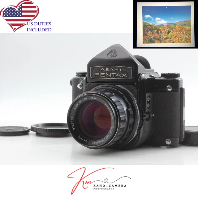 Appareil Photo Argentique Pentax 6x7 - Moyen Format - Prisme Niveau Des Yeux - Japon
