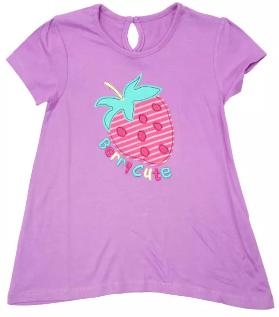 Mädchen Baby Kleinkind Beere Süß Erdbeere Obst T-Shirt Top 6 Monate Bis 3 Jahre