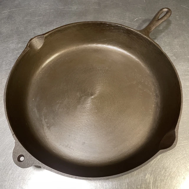Vintage No. 14 Birmingham Stove & Range (Bsr)!Cast Iron Skillet With Heat Ring