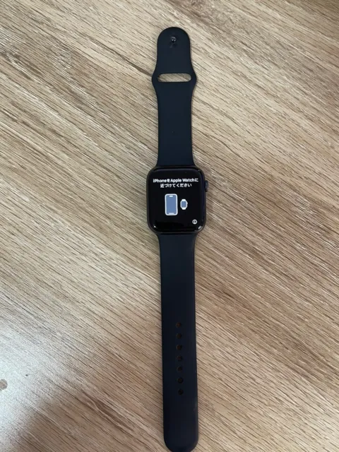 Apple Watch Series 6 44mm Space Grey Aluminum Case Black Sport Band GPS + Cell.