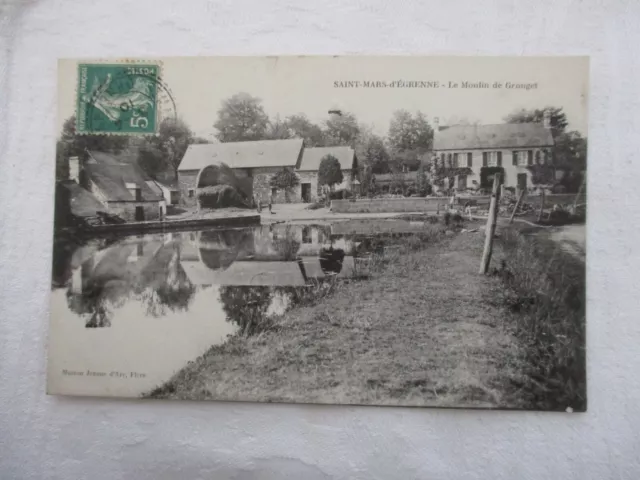 Cpa Orne 61 St Mars D'egrenne Le Moulin De Grouget
