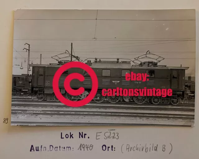E-Lok E 5223  Reichsbahn 1940 I carltonsvintage