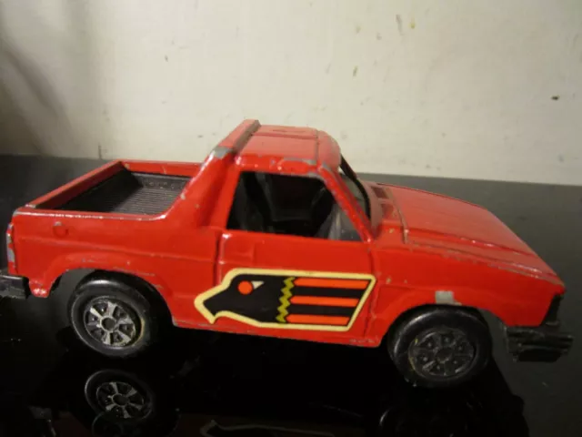 Vintage "Brat" Tootsie Toy Metal Red Pickup Truck - 4-1/4"~