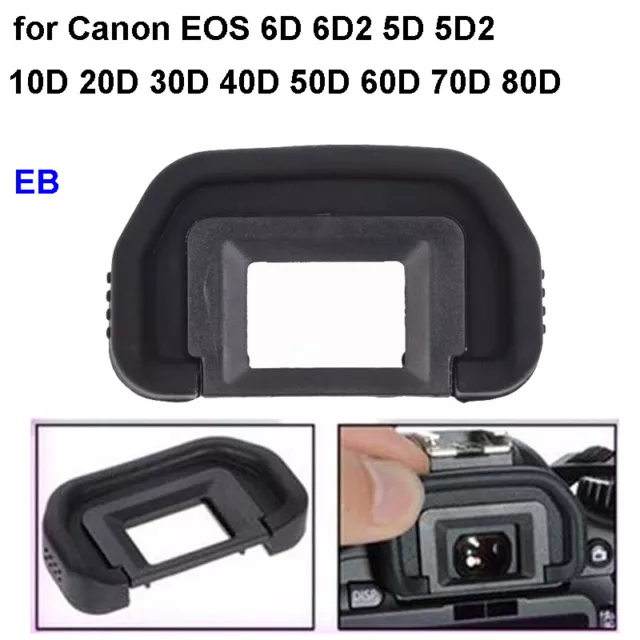 For Canon EOS 10D 20D 30D 40D 50D 60D 70D 80D 6D 6D2 5D 5D2 EB Rubber Eyecup