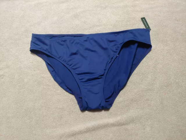 Lauren Ralph Lauren INDIGO Beach Club Solids Solid Hipster Swim Bottom, US 16