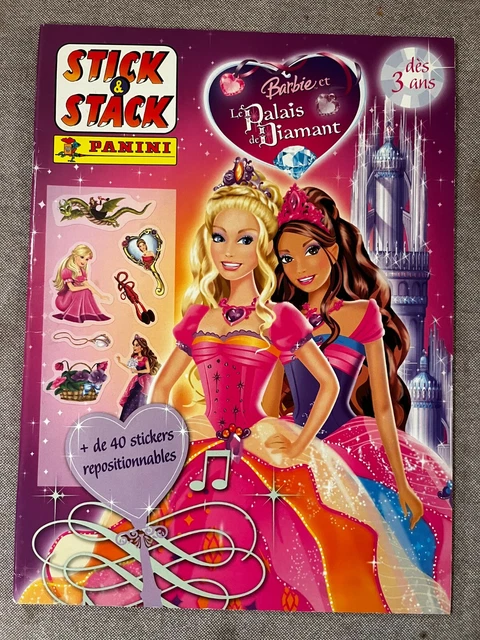 ALBUM PANINI STICK & Stack Barbie Palais Diamant 2008 Stickers ...