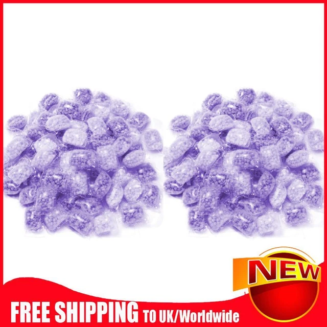 200Pcs Lasting Laundry Scent Booster Beads Household Cleaning Tools (Purple)