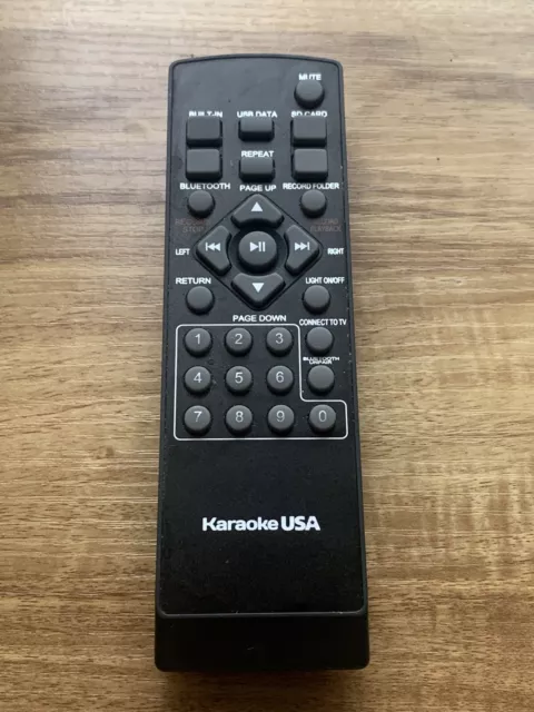 karaoke Usa Remote Control-TESTED-FREE SHIPPING