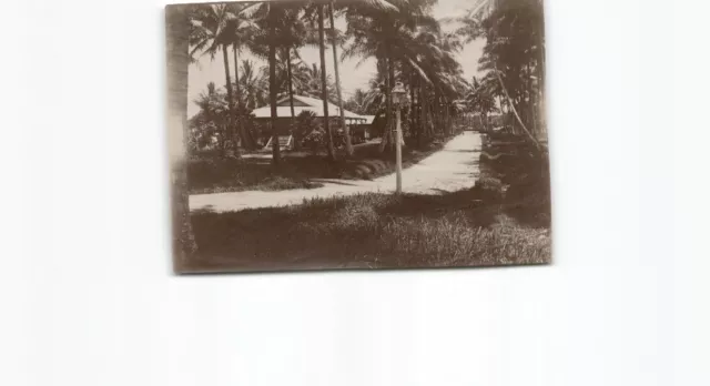 (n14333)   Deutschneuguinea Photo Polizeistation, davor Straßenlaterne, wah