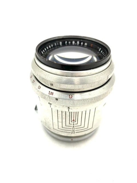 Objectif Carl Zeiss Jena Sonnar 2/85 Mm – Pour Contax RF – Monture Manuelle