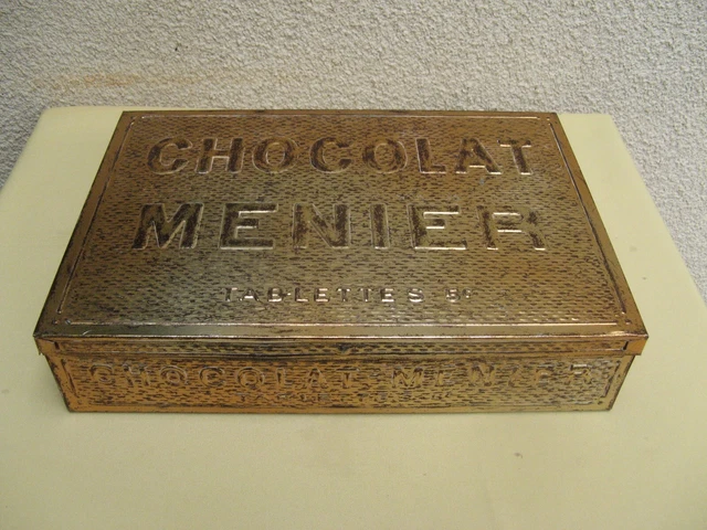 BOITE ANCIENNE PUBLICITAIRE Chocolat Menier Dans L Etat EUR 15,00 - FR