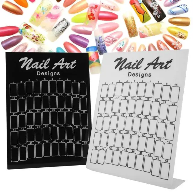 NAIL ART GEL Polish Display Book for Salon - Color Chart Board