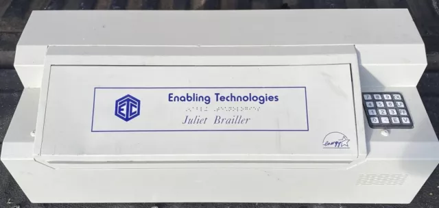 Enabling Technologies Juliet Brailler Braille Printer