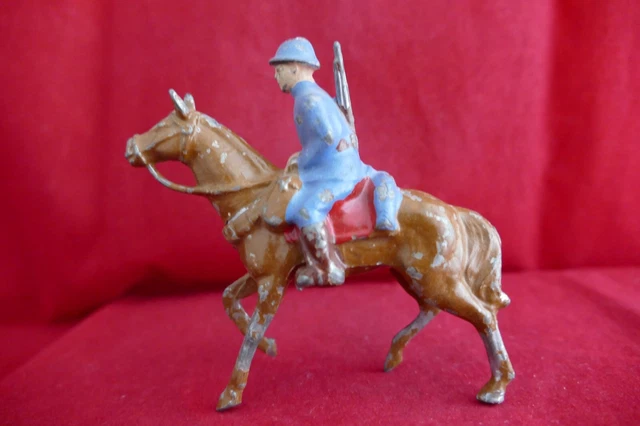 Figurine Poilu 1914-1918 En Plomb Creux - Échelle 50mm, Repeinte, Infanterie Française