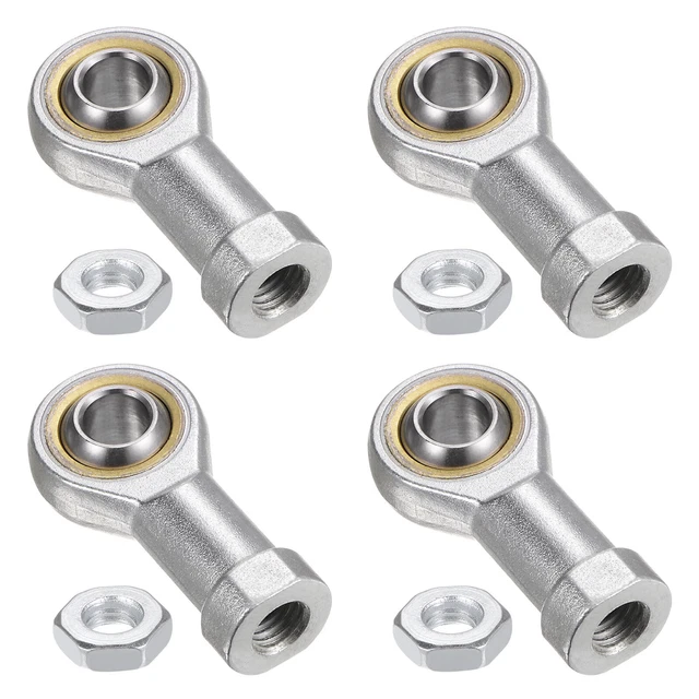 4pcs SI10T/K 10mm Rod End Bearing M10x1.5 Female Right Hand Thread, Cast Iron