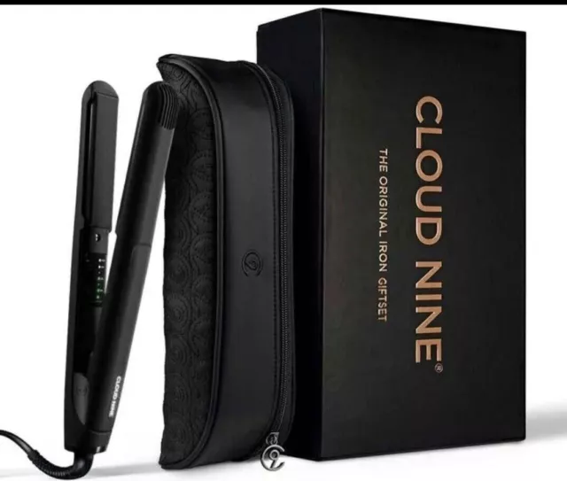 CLOUD NINE The Original Iron Hair Straightener Gift Set FREE P&P