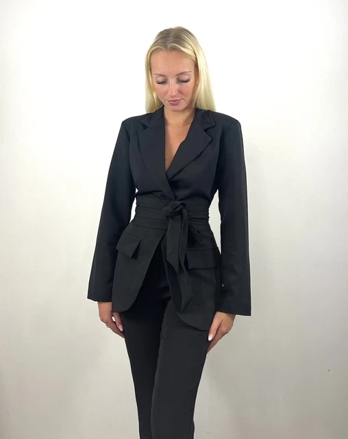 Tailleur Pantalon Christine Laure - Taille 40/42, Couleur Marron, Occasion Très Bon état