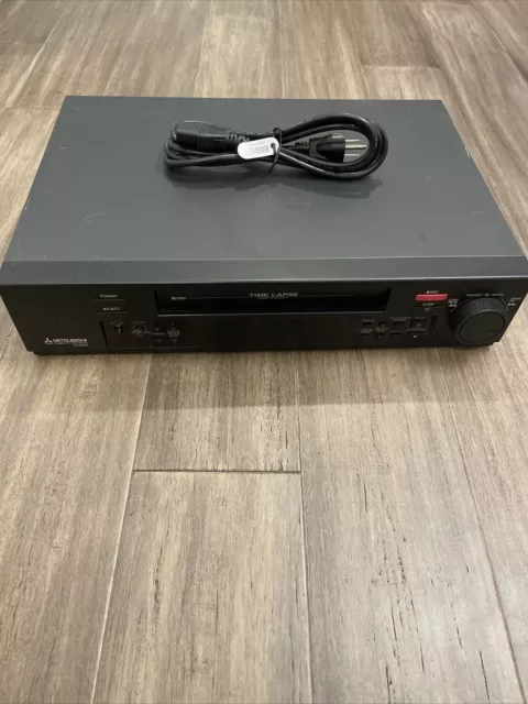 Mitsubishi HS-S8300 Time Lapse Video Recorder VHS VCR 6 Head Hi-Density SVHS