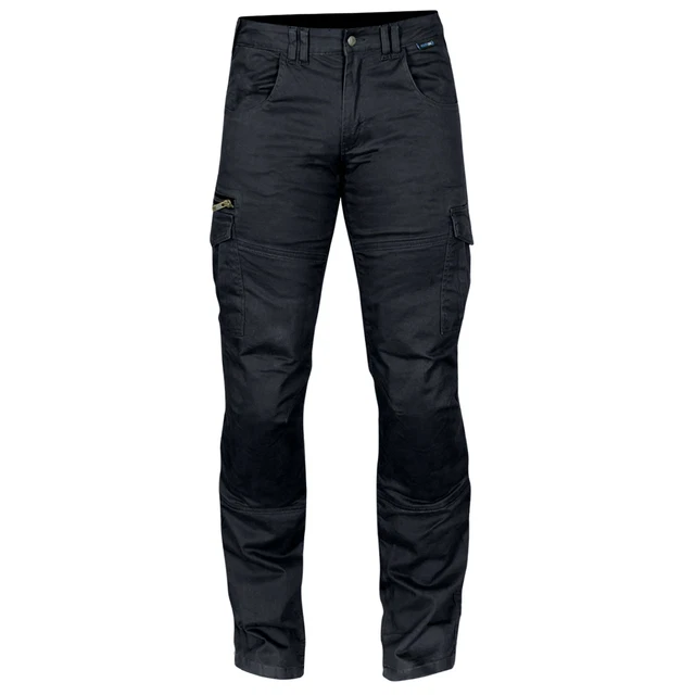 Jeans corti da moto Merlin Remy Cargo - Nero