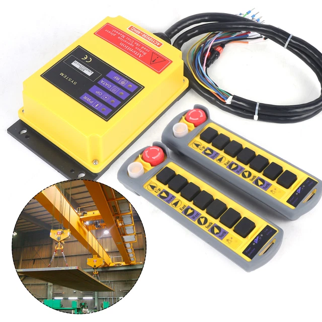 2 SPEED 6 Channel Control Hoist Crane Radio Remote Control System 2