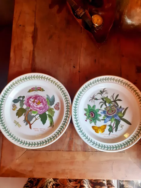 Portmeirion "Botanic Garden" - Ensemble de deux assiettes plates