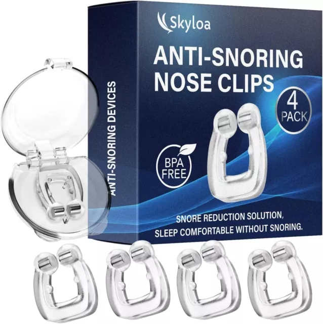 Skyloa Anti Snoring Devices - Silicone Magnetic Nose Clip,...