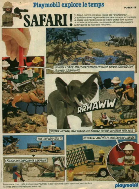 Publicité ancienne Playmobil safari 1959 issue de magazine