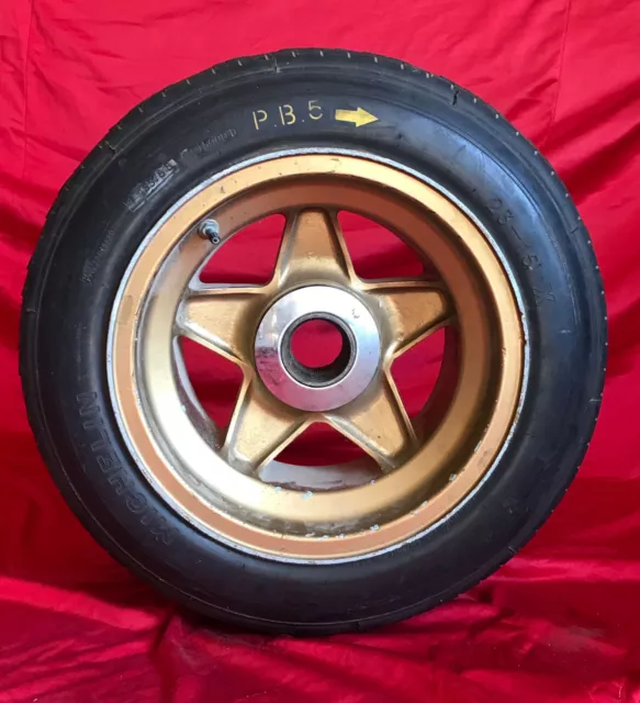 Ferrari Daytona Gr.4 Campagnolo magnesium rear rim wheel complete w Michelin PB5