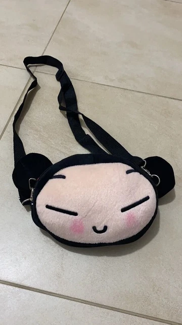 1 Shoulder Bag Plush Head Pucca Club Gadget Cd Case Peluche Kawaii Girls Cartoon