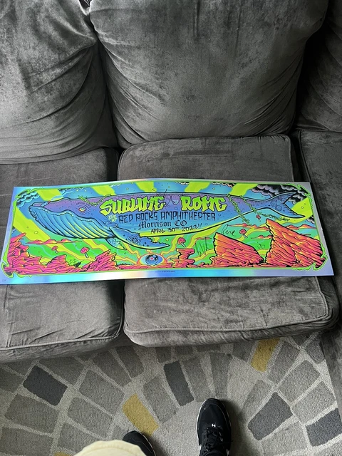 Sublime autograph Red Rocks Poster.