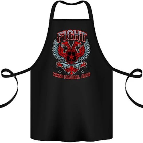 Fight Warriors Mixed Martial Arts MMA Cotton Apron 100% Organic