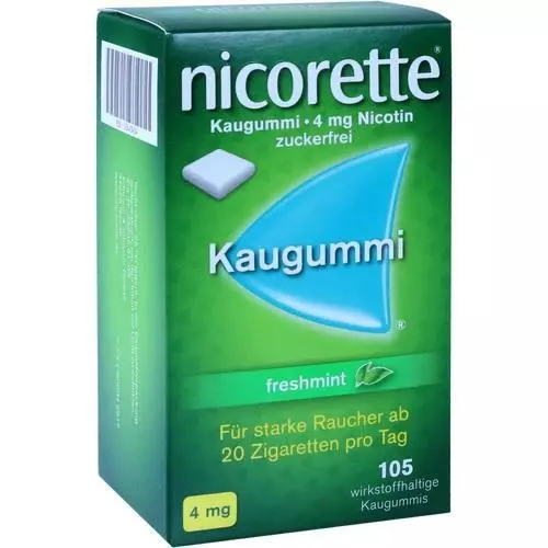 NICORETTE 4 mg Freshmint Kaugummi 105 St PZN: 3643454