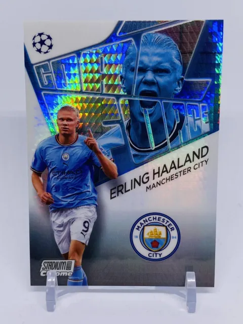 2022-23 Topps UCC Stadium Club Chrome - Erling Haaland - Goal Force /199