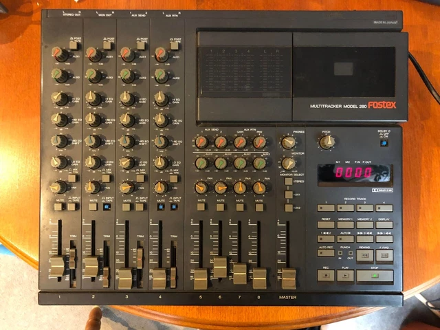 FOSTEX RECORDER/MIXER MULTITRACKER Model 280 4 Track Spares Or Repairs ...