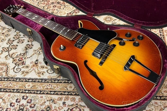 Gibson ES-175D Sunburst Kalamazoo USA 1970s Orange Label Vintage Guitar, B3642