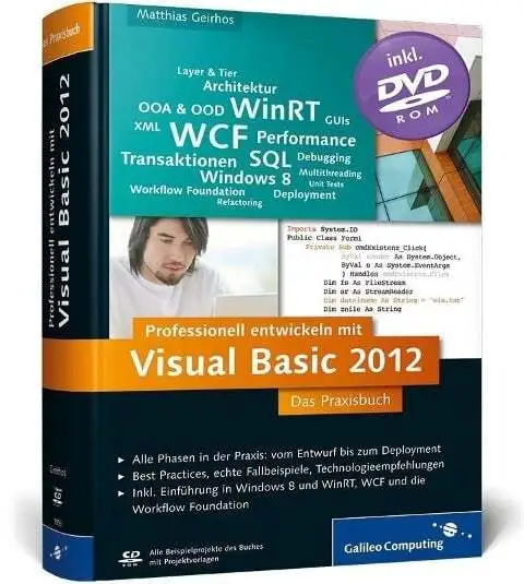 Professional Development With Visual Basic 2012 Geirhos, Matthias Book